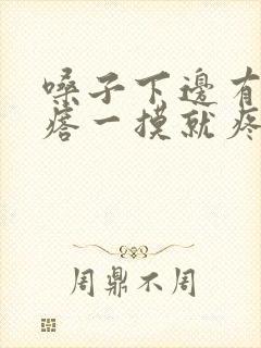 嗓子下边有个疙瘩一摸就疼