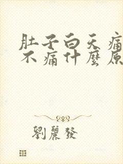 肚子白天痛晚上不痛什么原因封面