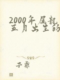 2000年属龙五月出生的命运