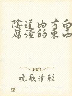 阴道内有白色豆腐渣的东西