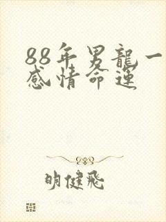 88年男龙一生感情命运