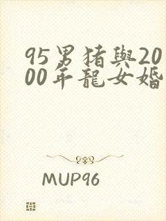 95男猪与2000年龙女婚配好吗