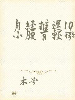 月经推迟10天小腹有轻微坠痛感封面