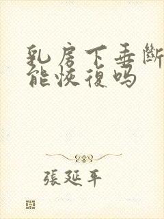 乳房下垂断奶后能恢复吗