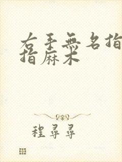 右手无名指和小指麻木封面