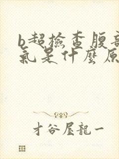 b超检查腹部胀气是什么原因是什么