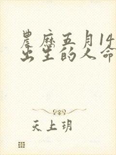 农历五月14日出生的人命运