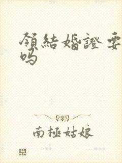 领结婚证要预约吗