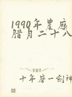 1990年农历腊月二十八出生的命运封面