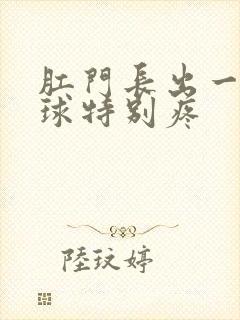 肛门长出一大肉球特别疼