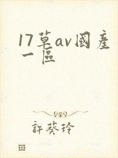 17草av国产一区