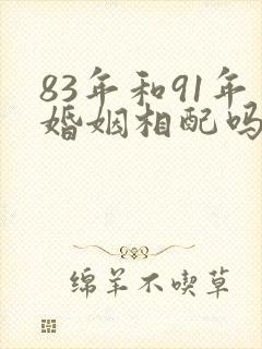 83年和91年婚姻相配吗