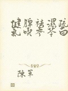 健脾祛湿疏肝理气吃参苓白术