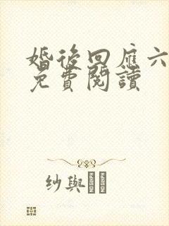 婚后回应六盲星免费阅读