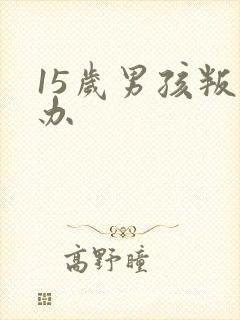 15岁男孩叛逆办