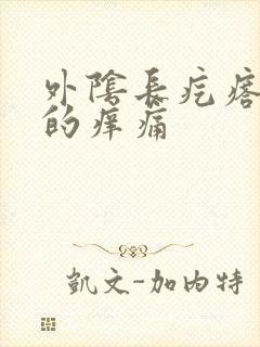 外阴长疙瘩硬硬的痒痛