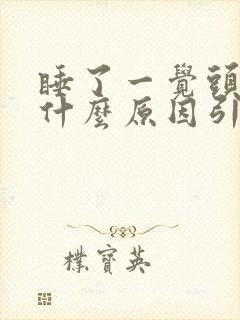 睡了一觉头晕是什么原因引起的