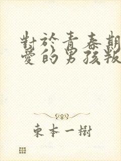 对于青春期谈恋爱的男孩叛逆怎样引导