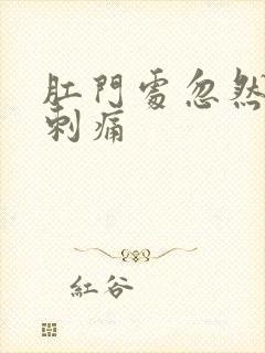 肛门处忽然一阵刺痛