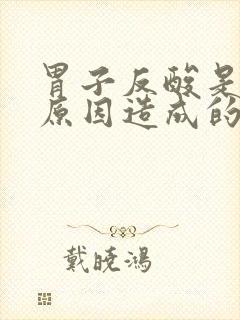 胃子反酸是什么原因造成的