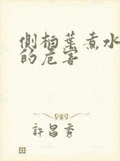 侧柏叶煮水洗头的危害