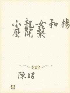 小龙女和杨过什么关系