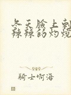 冬天脸上刺痛火辣辣的灼烧感封面