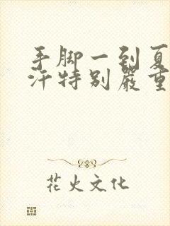 手脚一到夏天出汗特别严重怎么办封面