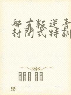 哪有叛逆青少年封闭式特训学校封面