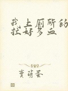 我上厕所的时候拉好多血