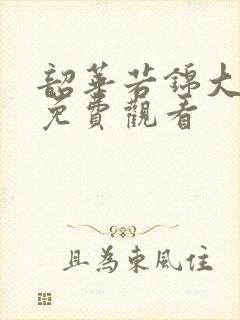 韶华若锦大结局免费观看