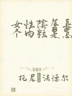 女性阴唇长了两个肉粒是怎么回事