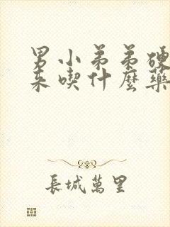 男小弟弟硬不起来吃什么药封面