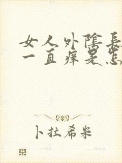 女人外阴长疙瘩一直痒是怎么回事