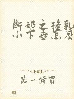 断奶之后乳房变小下垂怎么办