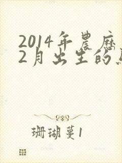 2014年农历2月出生的马命运