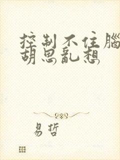 控制不住脑子里胡思乱想封面