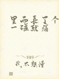 里面长了个疙瘩一碰就痛