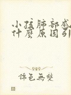 小孩肺部感染是什么原因引起的封面