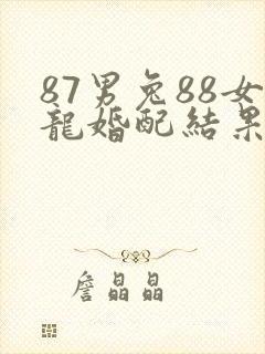 87男兔88女龙婚配结果封面