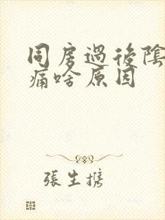 同房过后阴道疼痛啥原因