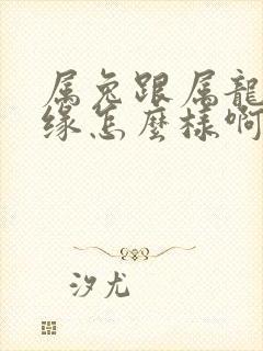 属兔跟属龙的姻缘怎么样啊