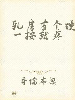 乳房有个硬疙瘩一按就疼