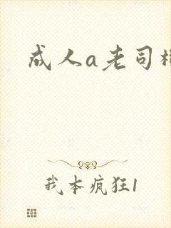 成人a老司机封面