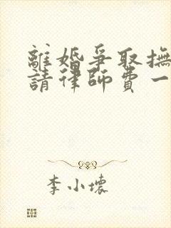 离婚争取抚养权请律师费一般是多少钱