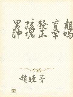 男孩发育期乳房肿块正常吗封面