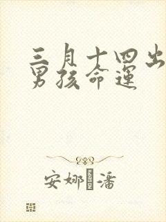 三月十四出生的男孩命运封面