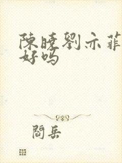 陈晓刘亦菲关系好吗