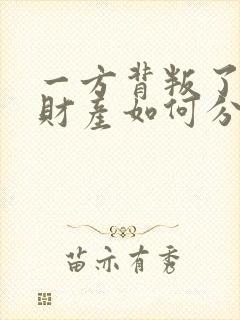 一方背叛了婚姻财产如何分割