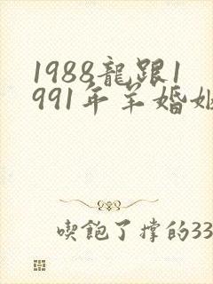 1988龙跟1991年羊婚姻